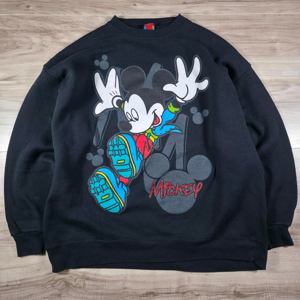 Vintage 90s Disney Mickey Mouse Crewneck Sweater